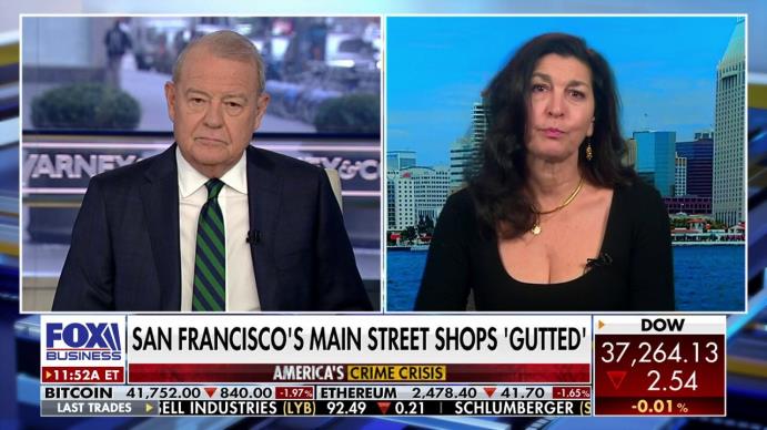  The San Francisco Beat host Erica Sandberg breaks down gutted Main Street stores on Varney & Co.