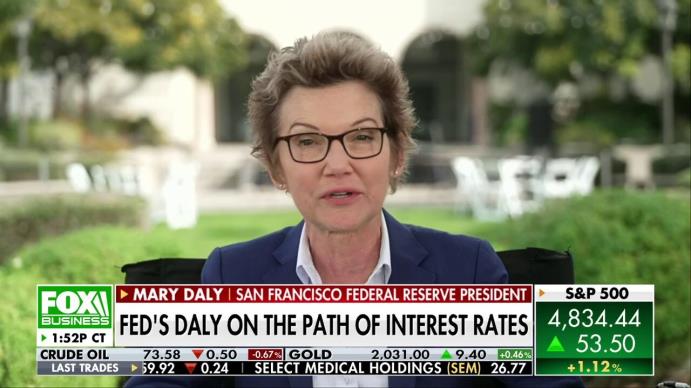 San Francisco Federal Reserve President Mary Daly gives her outlook on the U.S. eco<em></em>nomy and discusses the Fed's interest rate plan on 'Making Money.'